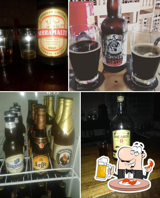 Santa Origem Bar offerece uma seleção de cervejas