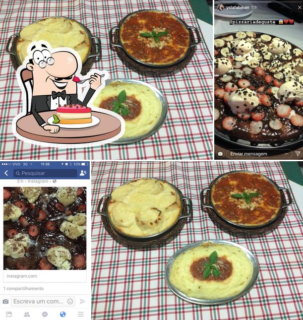 Deguste Pizzaria oferece uma gama de sobremesas