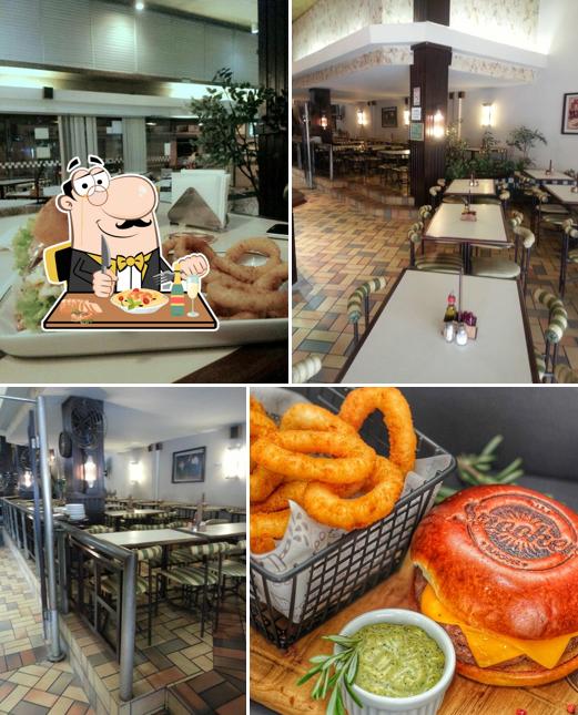 Platos en Queen's Snooker Burger Bar