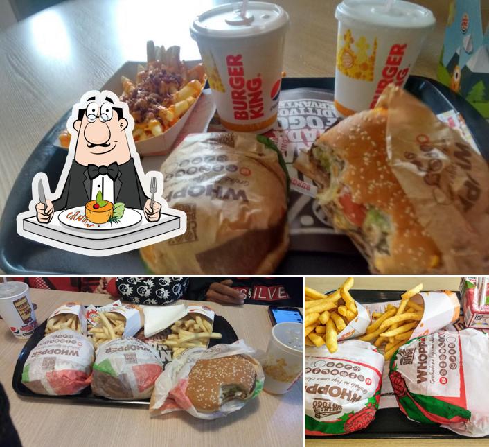 Comida em Burger King