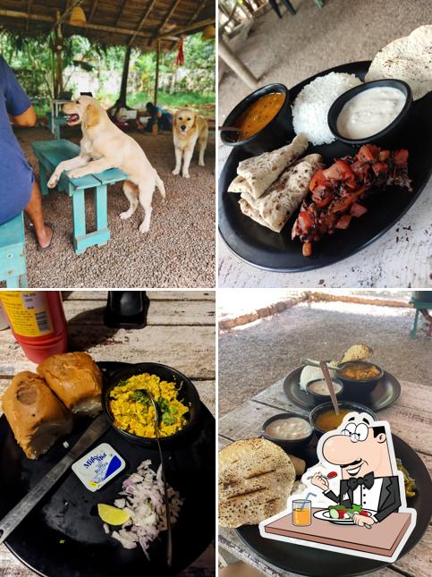 Food at Cliff & Coral Hostel, Varkala, Odayam Beach
