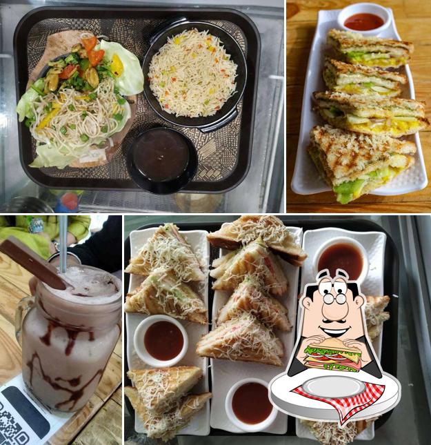 Club sandwich at Cafe Hours