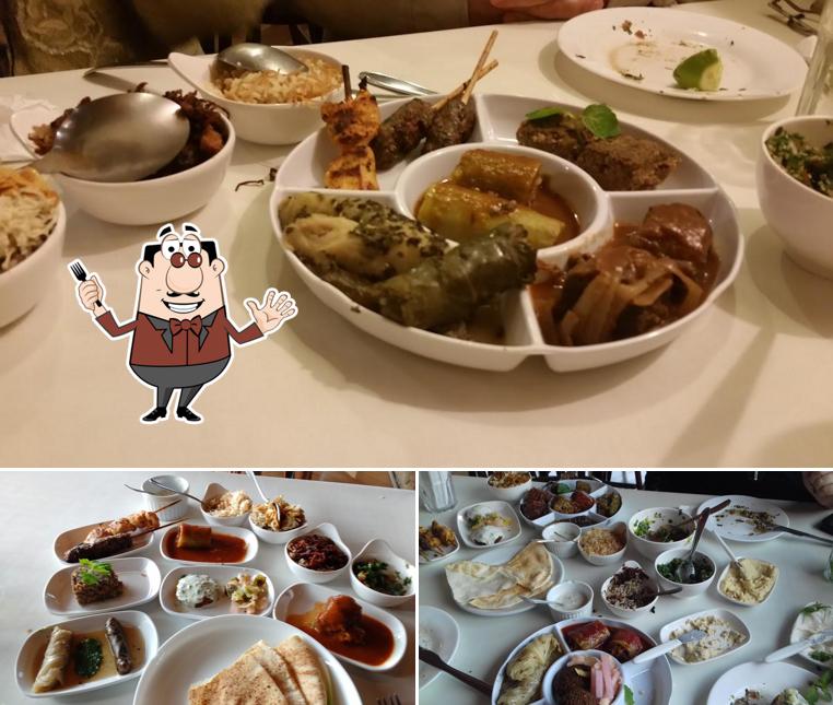 Platos en Mustapha Gastronomia Árabe