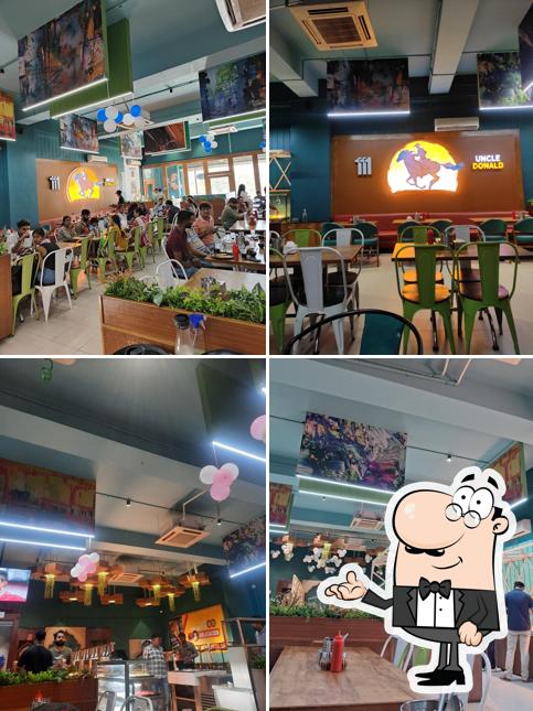 The interior of TRIPLE ONE 111 by Uncle Donald PIZZA The Premium Unlimited Pizza Rest