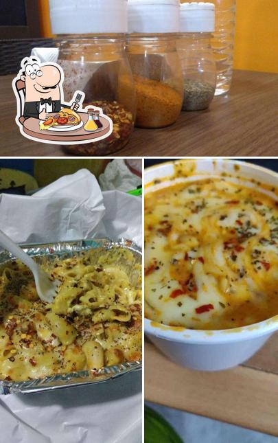 Pick pizza at Hunger square