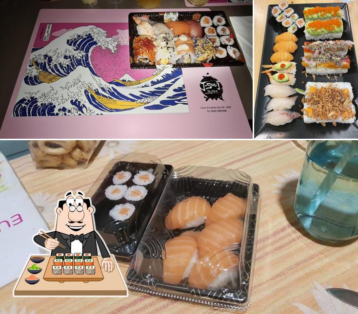 Il sushi è un pasto famoso tipico del Giappone