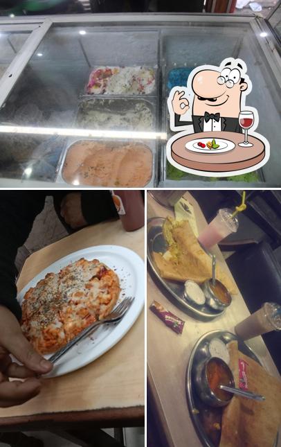 Food at New Basant Ice Cream