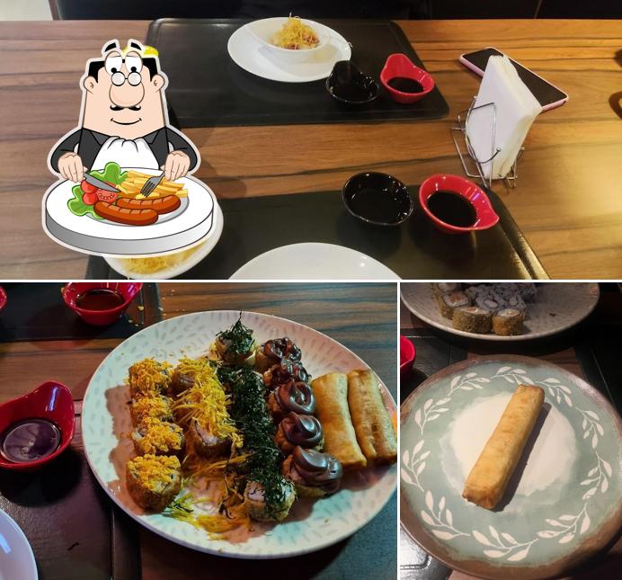 Platos en Sushi Master food