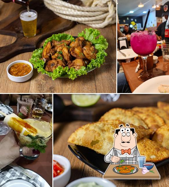 Asas de frango em Sr. Jabá