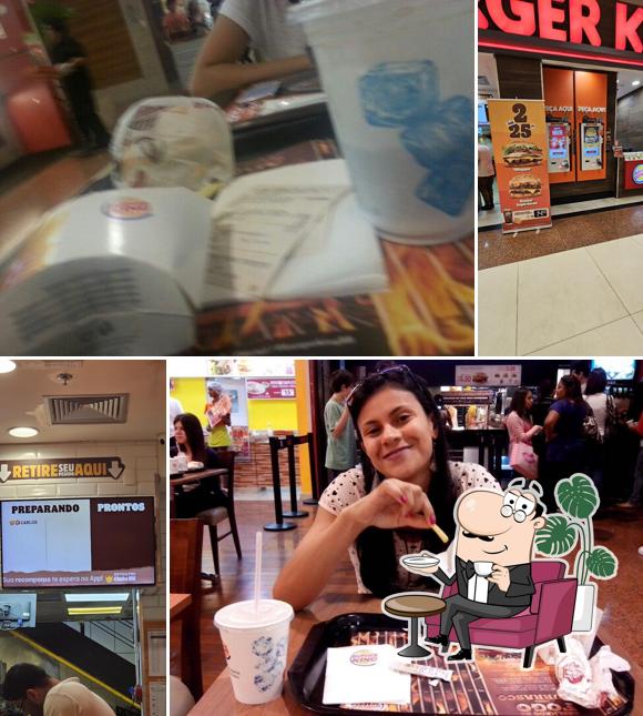 Veja imagens do interior do Burger King