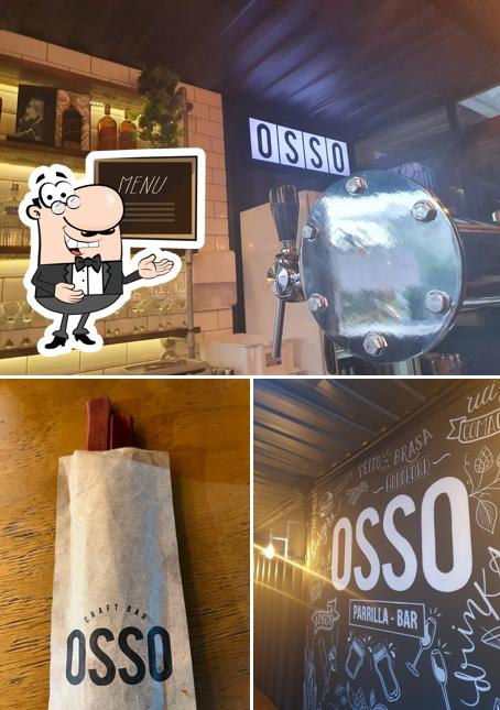 Dê uma olhada nos menu no quadro negro