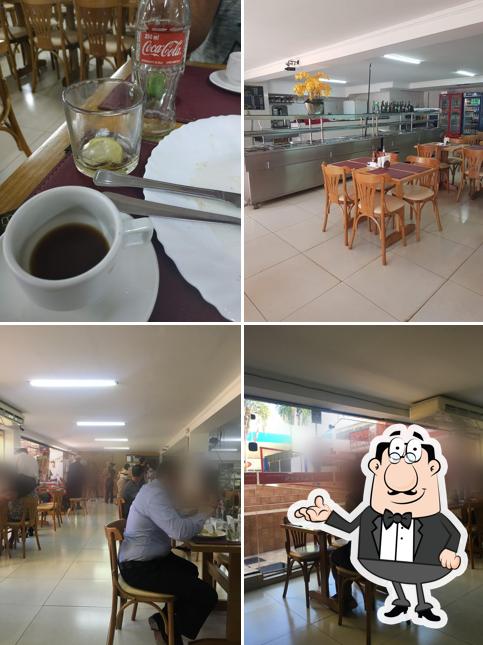 O interior do Restaurante Tavares - Gama