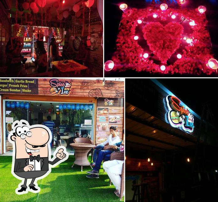 Take a seat at one of the tables at Spice n Ice cafe