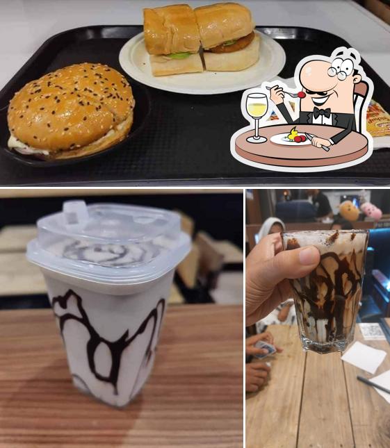 Check out the picture depicting food and beverage at THE TED HUB