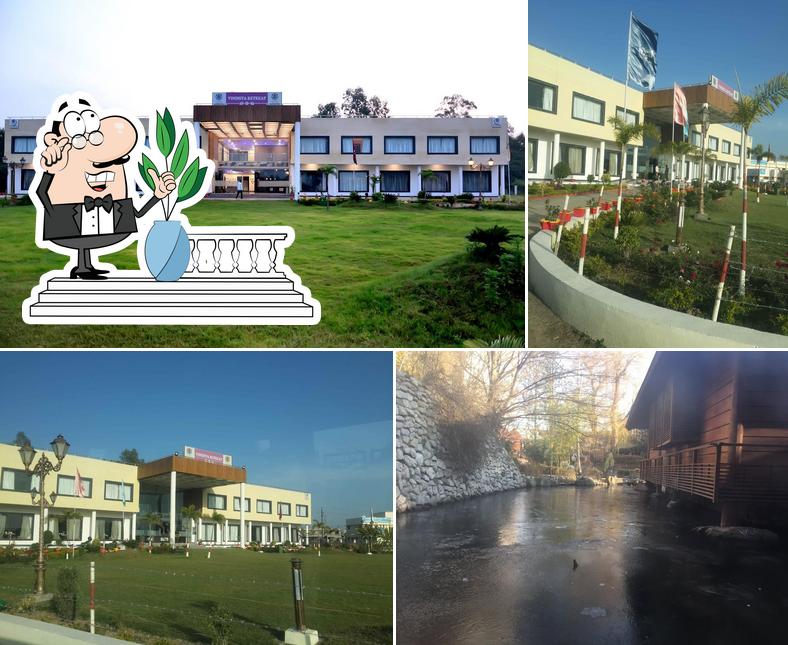 The exterior of MPT Vindhya Retreat, Rewa