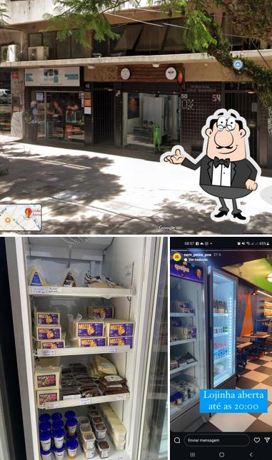 O interior do NEM PEIXE