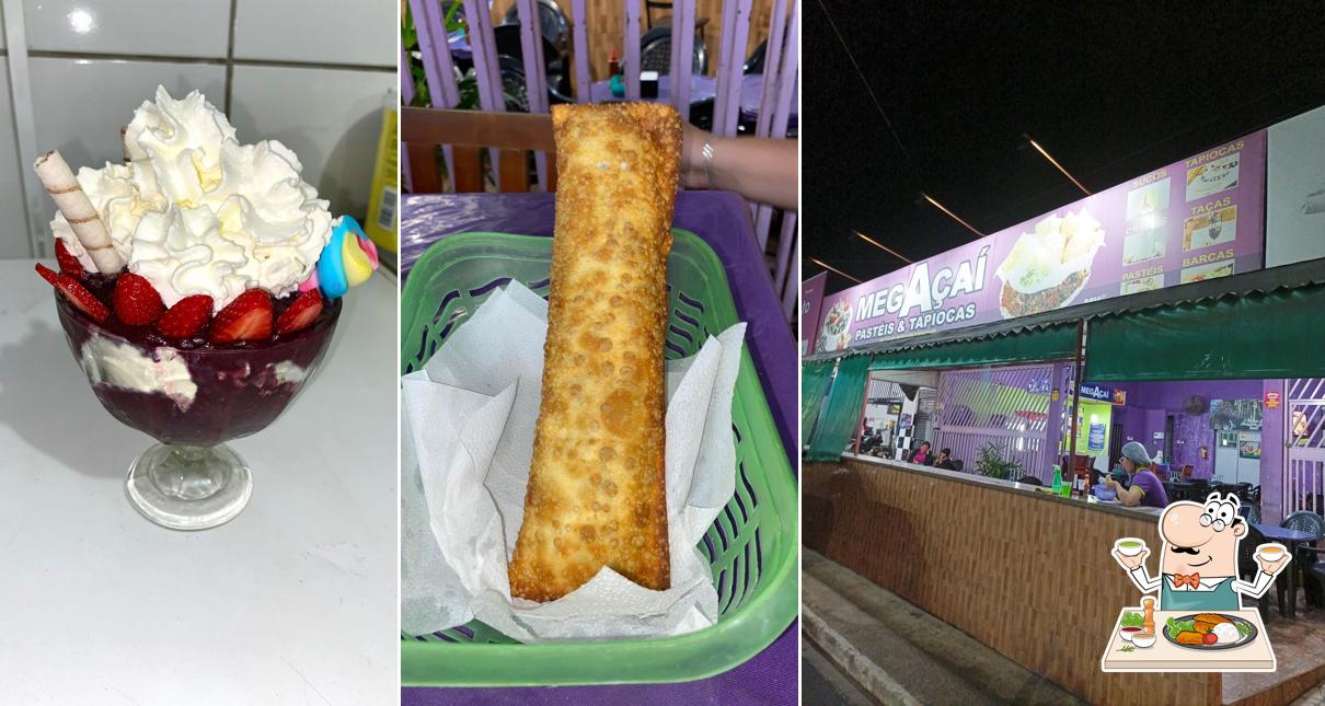 Platos en Mega Açaí Pasteis e Tapiocas