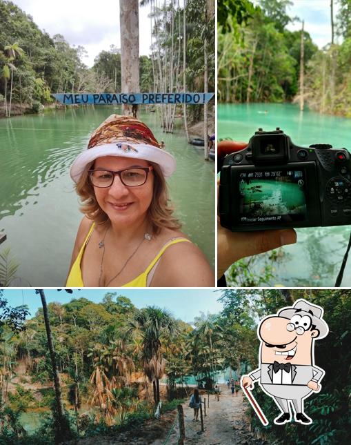 O exterior do Lago Azul Verde Manaus