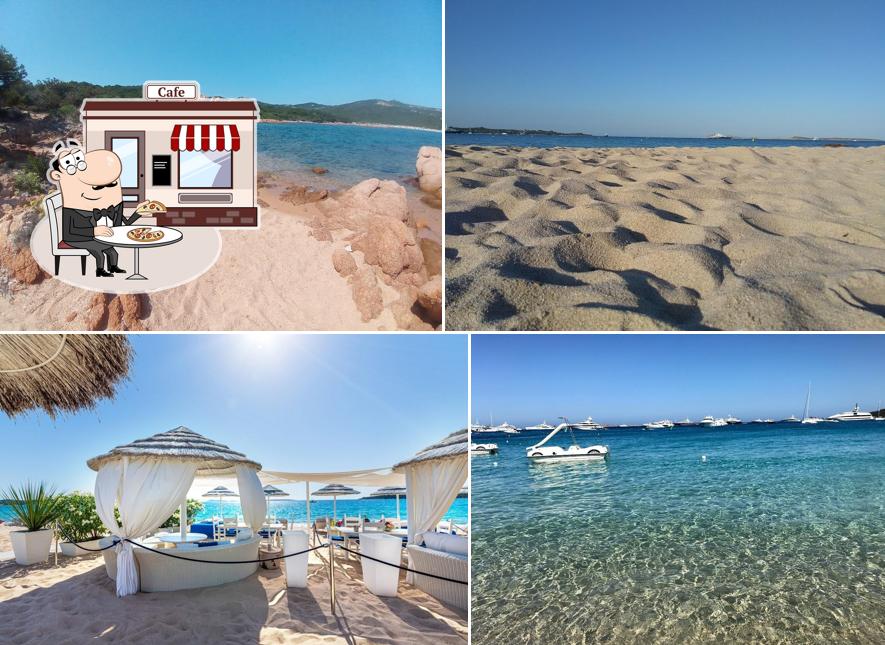 Gli esterni di White Beach Club Liscia Ruja