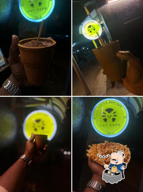 Chocolate mousse at Cat Cafe