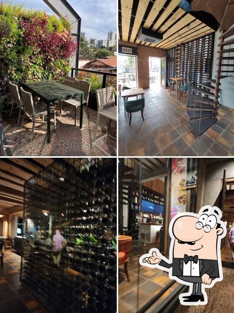 O interior do Restaurante Olivetto Londrina