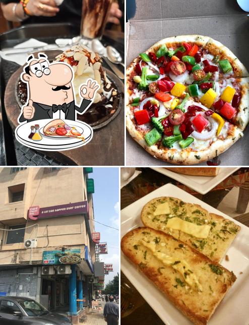 Pick pizza at Café Coffee Day