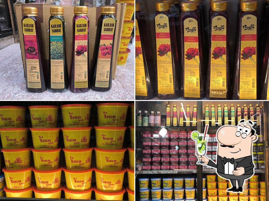 Enjoy a drink at Kailash Jain Gulkand