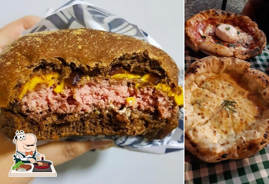 Prove refeições de carne no Cantina Orange