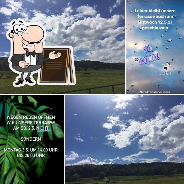 Puoi goderti l'aria fresca dal dehors di Schützenhaus Werlen