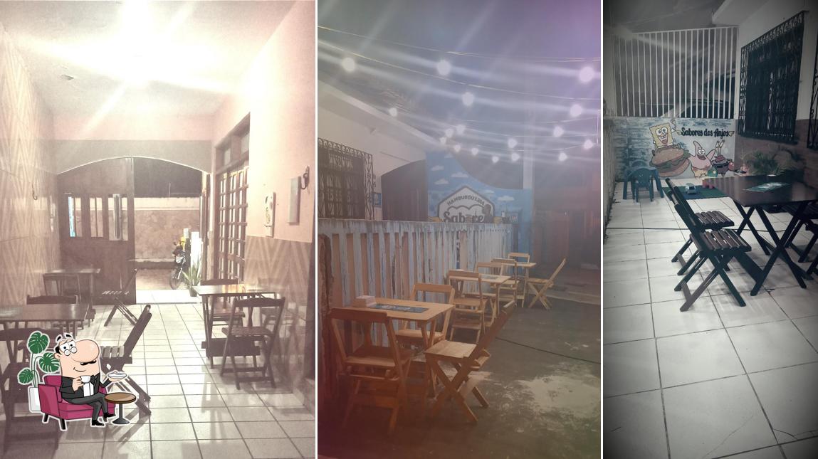 O interior do Sabores dos Anjos