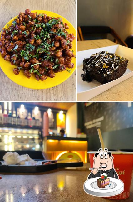 Chocolate cake at Nescafe