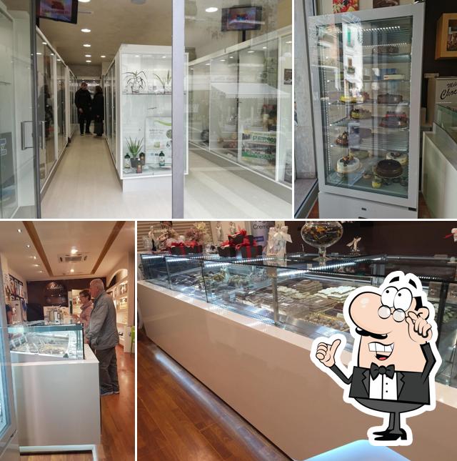 Gli interni di Melillo Gelateria Cioccolateria dal 1950