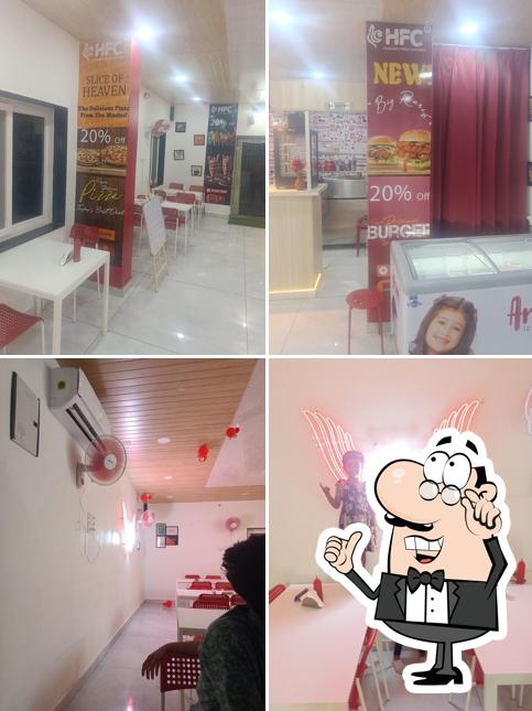 The interior of HFC - Hunger fried chicken