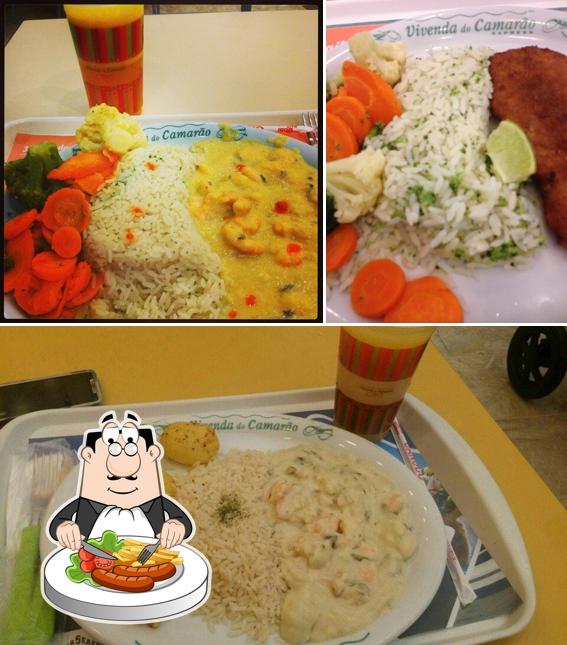 Platos en Vivenda do Camarão