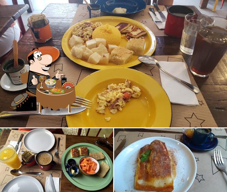 Comida em Café do Alto