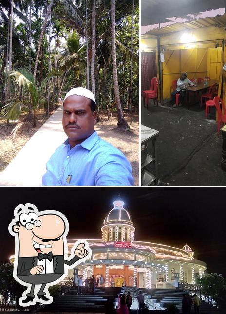 The picture of exterior and interior at Chicken Kabab Centre