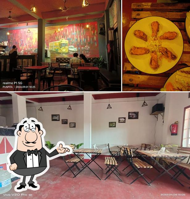 The interior of The Coffee Cup (Katwa)