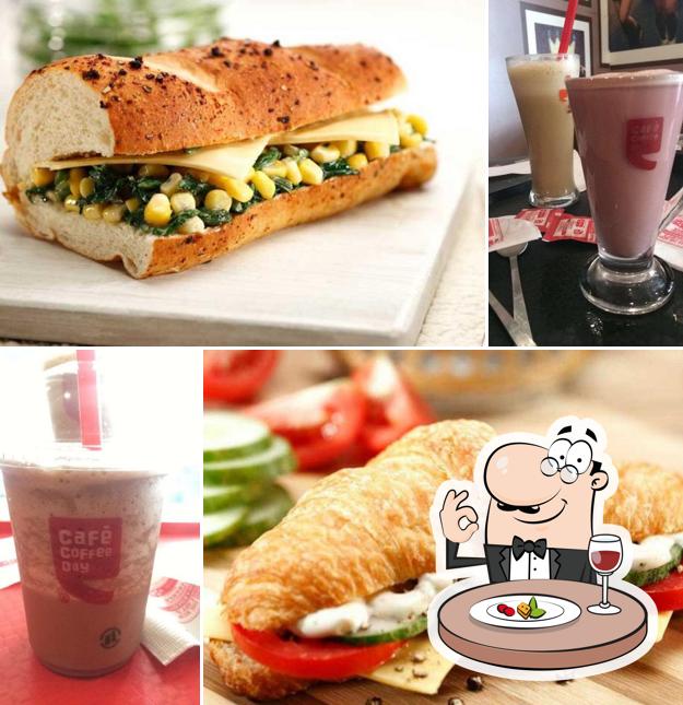 Chocolate mousse at Café Coffee Day