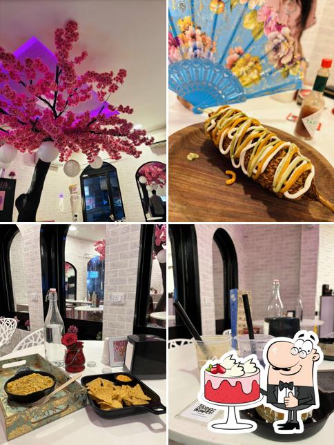 Red velvet cake at Boba Cha