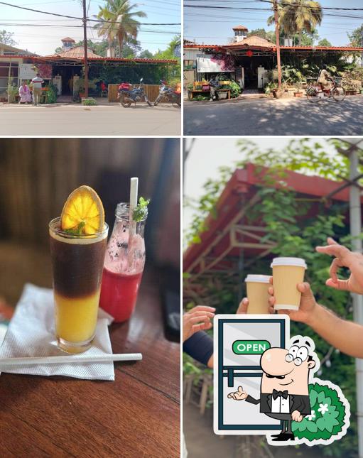 This is the picture showing exterior and drink at Kefi - A Lebanese Café and Bistro and Bar