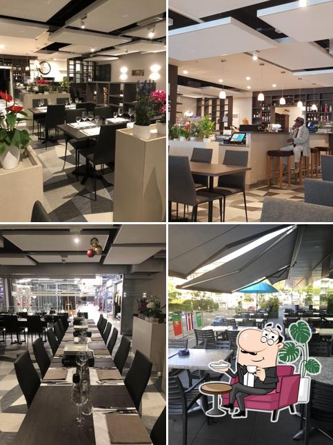 Gli interni di Brasserie de Chailly