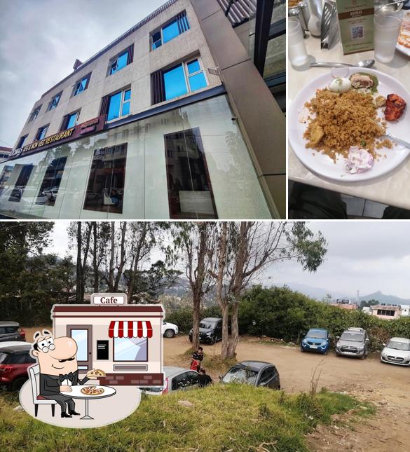 Among various things one can find exterior and beverage at Aromas of Kodai - A Multicuisine Restaurant