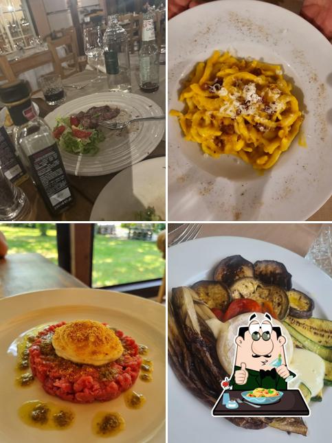 Maccheroni al formaggio al Ristorante Due Ponti Village