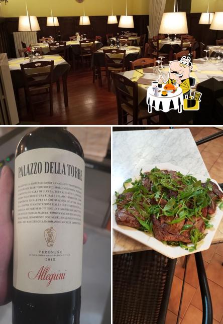 La foto di cibo e interni da Ristorante bar del convento