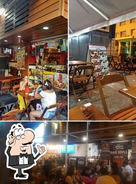 O interior do Bar Bunda de Fora