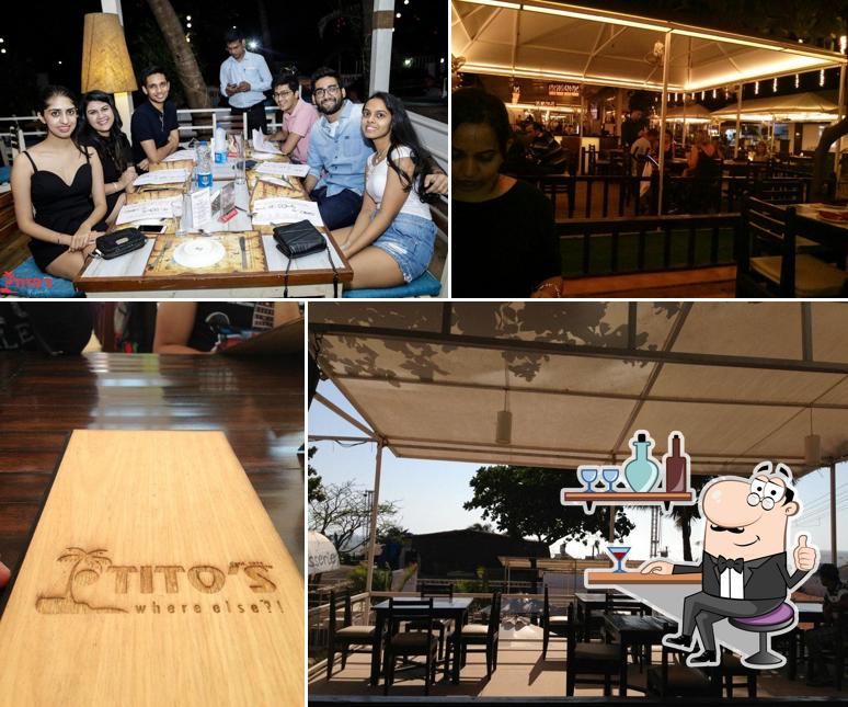 The interior of Titos Courtyard