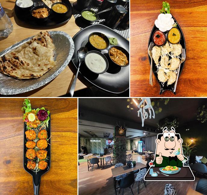 Food at Armaan Restaurant and The Jungleee cafe