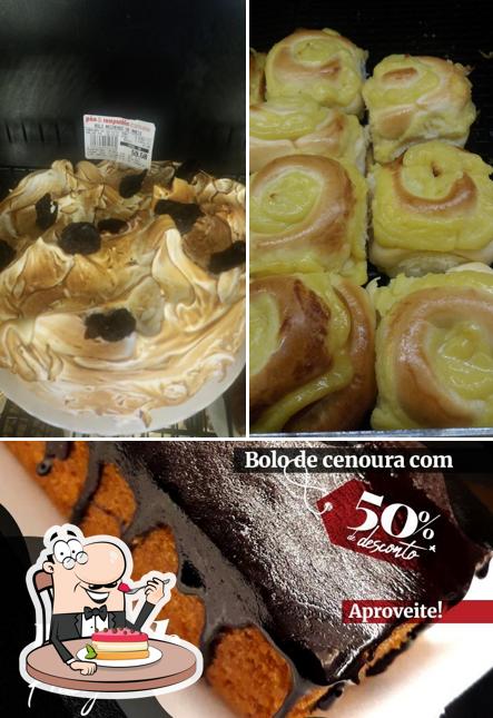 Pão & Companhia Setor Bueno serve uma seleção de sobremesas