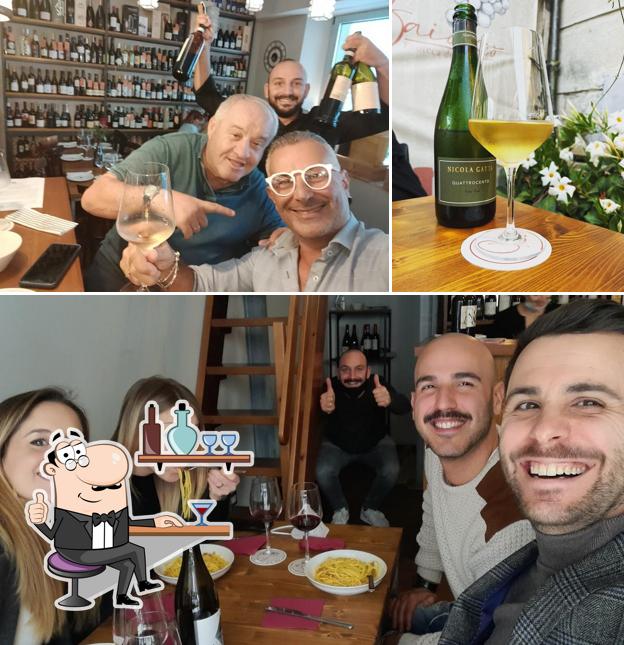 Gli interni di Baiocco Enoteca del mercato