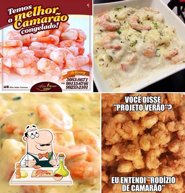 Camarão e grãos em FINO SABOR CEARENSE CAMARÃO